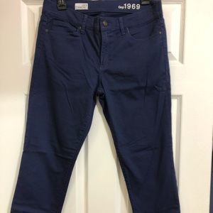 Navy blue legging jean